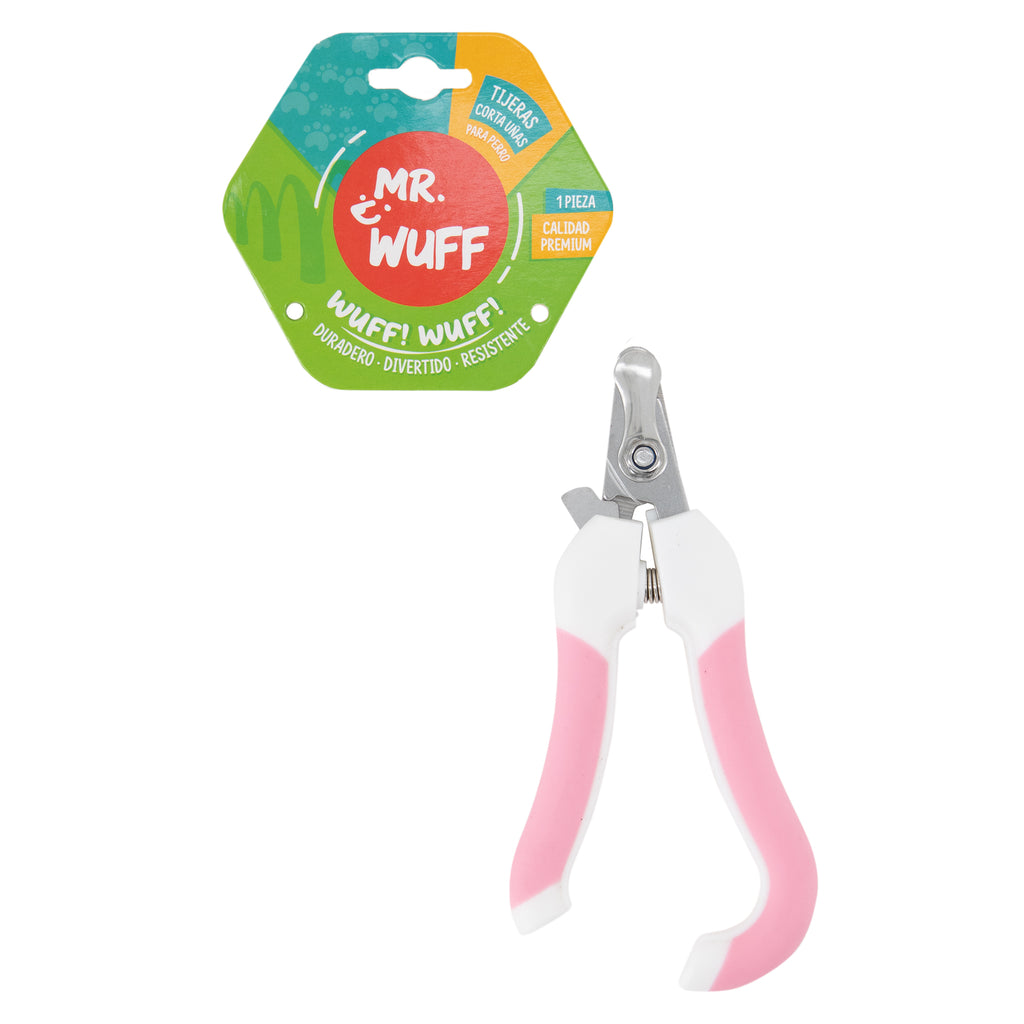 Corta uñas para perro rosa