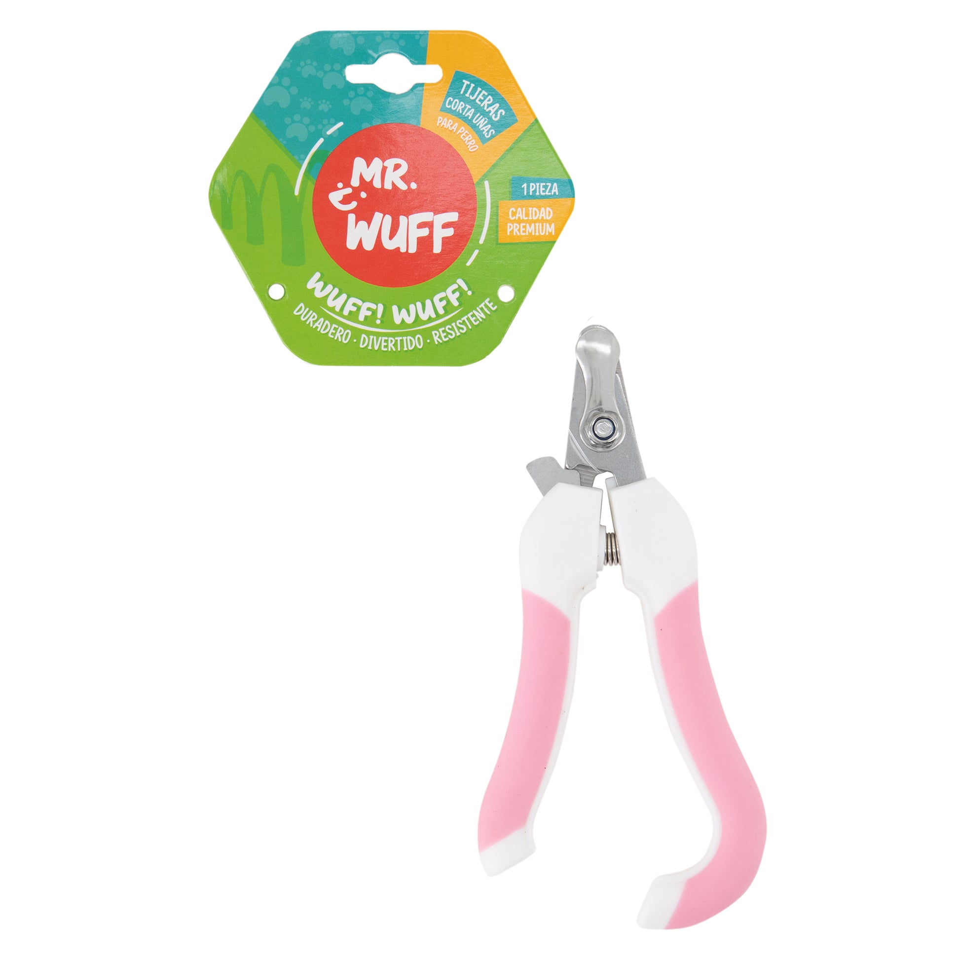 Corta uñas para perro rosa
